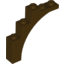 Набор LEGO Brick Arch 1 x 5 x 4 - Irregular Bow, Reinforced Underside, Темно-коричневый