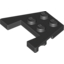 Набор LEGO Wedge Plate 3 x 4 with Stud Notches [Modified Underside], Черный