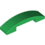 Набор LEGO Slope Curved 4 x 1 Double No Studs, Зеленый