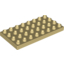 Набор LEGO Plate 4 X 8, Tan