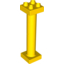 Набор LEGO Duplo Support Column 2 x 2 x 6 Round with Open Latticed Back, Желтый