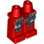Набор LEGO Legs and Hips with White Belt, Tassels and Silver Knee-Pads Print, Красный