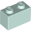 Набор LEGO Brick 1 x 2, Light Aqua
