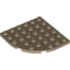 Набор LEGO Plate Round Corner 6 x 6, Dark Tan