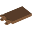 Набор LEGO Tile Special 2 x 3 with 2 Clips [Thick Open O Clips], Medium Dark Flesh