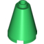 Набор LEGO Cone 2 x 2 x 2 [Completely Open Stud], Зеленый