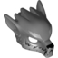 Набор LEGO Minifig Mask Wolf with Fangs, Light Bluish Gray Fur and Ears Print, Темный сине-серый