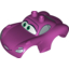 Набор LEGO Duplo Car Body 2 Top Studs Sports Coupe Wide with Cars Holley Shiftwell Print, Пурпурный