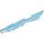 Набор LEGO Minifig Ice Sword with Jagged Edges and Marbled White Pattern, Trans-Dark Blue