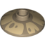Набор LEGO Dish 2 x 2 Inverted Radar [Tan Mushroom Print], Dark Tan