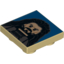 Набор LEGO Tile Special 2 x 2 Inverted with Thorin Oakenshield on Blue Background Print, Tan