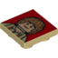 Набор LEGO Tile Special 2 x 2 Inverted with Bilbo Baggins on Red Background Print, Tan