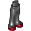 Набор LEGO Friends Hips and Legs - Black Trousers and Dark Red Shoes, Черный