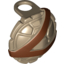 Набор LEGO Minifig Turtle Shell with Dark Brown Horizontal and Diagonal Belt Print, Dark Tan
