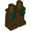 Набор LEGO Legs and Hips with Elven Armour Tails Print, Темно-коричневый