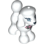 Набор LEGO Friends Poodle with Pink Collar, Blue Eyes, Black Nose and Mouth Print, Белый
