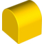 Набор LEGO Brick 2 x 2 x 2 Curved Top, Желтый