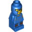 Набор LEGO Microfig Minotaurus Gladiator Blue, Голубой