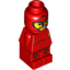 Набор LEGO Microfig Minotaurus Gladiator Red, Красный