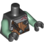 Набор LEGO Torso SW Embo Print / Sand Green Arms / Black Hands, Черный