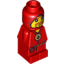 Набор LEGO Microfig Heroica Wizard, Красный