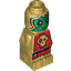 Набор LEGO Microfig Heroica Goblin King, Pearl Gold