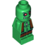 Набор LEGO Microfig Heroica Goblin Warrior, Зеленый