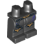 Набор LEGO Legs and Hips with Gold Belt Buckle, Gold Raven Knee Pads and Dark Gray Talons Print, Черный