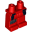 Набор LEGO Legs and Hips with Black Markings and Utility Belt on Right Leg Print, Красный