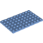 Набор LEGO Plate 6 x 10, Medium Blue