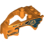 Набор LEGO Fly Wheel Fairing Lion Shape with Gold and Blue Feathers Print (70102), Оранжевый