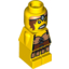 Набор LEGO Microfig Lego Champion Female Yellow Warrior, Желтый