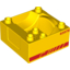 Набор LEGO BOX W/SEAT 4X4X1,5, DEC. TRAIN, Желтый