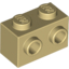 Набор LEGO Brick Special 1 x 2 with Studs on 1 Side, Tan