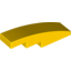 Набор LEGO Slope Curved 4 x 1 No Studs [Stud Holder with Symmetric Ridges], Желтый