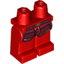 Набор LEGO Legs and Hips with Brown Armour and Belt Print, Красный
