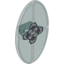 Набор LEGO Minifig Shield Oval with Silver Mechanical Print, Trans-Light Blue