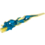 Набор LEGO Hero Factory Weapon Accessory - Flame/Lightning Bolt with Axle Hole with Marbled Trans-Yellow / Trans-Dark Blue Pattern, Trans-Dark Blue