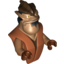 Набор LEGO Torso/Head Alien SW Pong Krell Print Complete Assembly / Medium Dark Flesh Arms / Reddish Brown Hands, Темно-оранжевый