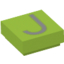 Набор LEGO Tile 1 x 1 with letter Capital J Print, Лайм
