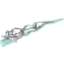Набор LEGO Hero Factory Weapon Accessory - Flame/Lightning Bolt with Axlehole with Marbled Trans-Light Blue / White Pattern, Белый