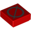 Набор LEGO Tile 1 x 1 with Letter Г Print, Красный