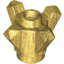 Набор LEGO Rock 1 x 1 Crystal 4 Point, Pearl Gold