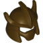 Набор LEGO Minifig Helmet Trident Shaped with Face Mask, Темно-коричневый