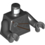 Набор LEGO Torso Layered Robe and Katana Scabbard Print / Black Arms / Dark Bluish Gray Hands, Черный