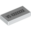 Набор LEGO Tile 1 x 2 with City Code VS-xxxxxxx Print [60007], Белый