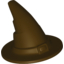Набор LEGO Minifig Wizards Hat, Темно-коричневый