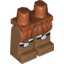 Набор LEGO Legs and Dark Orange Hips with Jedi Robe and White Leg Armor Plates Print, Medium Dark Flesh
