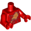 Набор LEGO Torso Ninjago Fire Energy Print (NRG Kai) / Red Arms / Red Hands, Красный