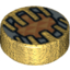 Набор LEGO Tile Round 1 x 1 with Electronic Eye Print, Pearl Gold